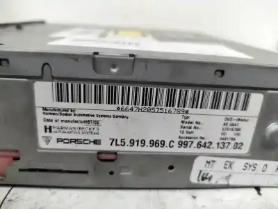 Pezzo di ricambio per auto di seconda mano sistema di navigazione gps per porsche cayenne (typ 9pa) s riferimenti oem iam 7l5919969c  