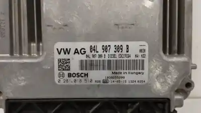 Second-hand car spare part ecu engine control for seat leon (5f1) style oem iam references 04l907309b 0281018510 04l907309b