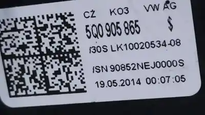 Second-hand car spare part ignition switch for seat leon (5f1) style oem iam references 5q0905865 1k0905851 10056069