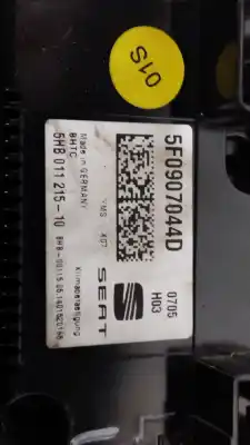 Second-hand car spare part climate control for seat leon (5f1) style oem iam references 5f0907044d  5f0907044d