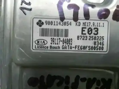Автозапчасти б/у блок управления двигателем за kia picanto 1.0 cat ссылки oem iam 3911704003  9001143054