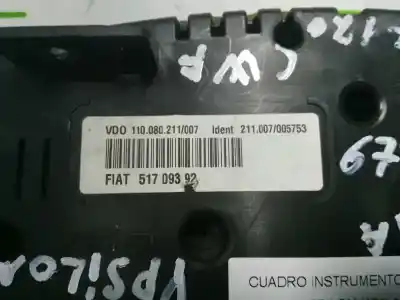 Peça sobressalente para automóvel em segunda mão quadrante por lancia ypsilon (101) 1.3 16v multijet argento referências oem iam 51709392 51709392 