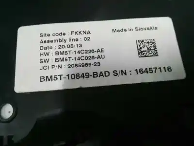 Peça sobressalente para automóvel em segunda mão quadrante por ford focus lim. (cb8) 1.0 ecoboost cat referências oem iam bm5t10849bad bm5t14c026au bm5t14c226ae