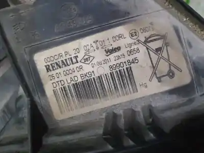 Recambio de automóvil de segunda mano de faro derecho para renault laguna iii privilege referencias oem iam 260100040r  