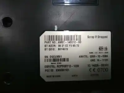 Second-hand car spare part electronic module for ford focus lim. (cb8) 1.6 tdci cat oem iam references am5t14d212ed  