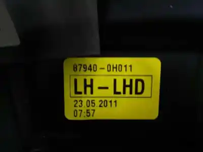 Peça sobressalente para automóvel em segunda mão espelho retrovisor esquerdo por citroen c1 1.0 cat (384f) referências oem iam 879400h011  