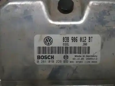 Second-hand car spare part ecu engine control for seat leon (1m1) signo oem iam references 038906012bt  0281010229