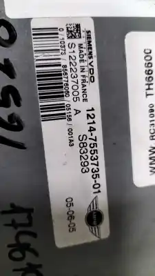 Second-hand car spare part ecu engine control for mini mini (r50,r53) cooper oem iam references s122237005a 7553710 s122237005a