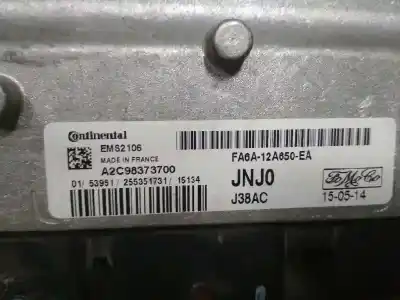 Second-hand car spare part ecu engine control for ford fiesta (ccn) trend oem iam references fa6a12a650ea 1543041 a2c98373700