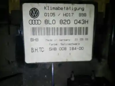 Second-hand car spare part climate control for audi a3 (8l) 1.6 ambiente oem iam references 8l0820043h  