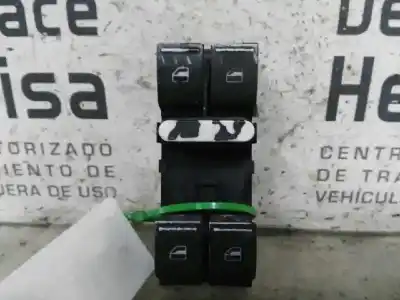 Peça sobressalente para automóvel em segunda mão botão / interruptor elevador vidro dianteiro esquerdo por seat toledo (5p2) 1.9 tdi referências oem iam 1k4959857