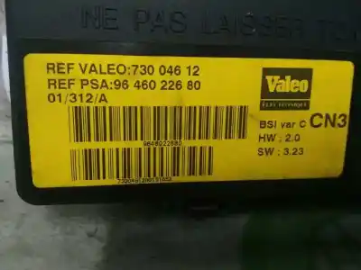 Pièce détachée automobile d'occasion boîtes à fusibles pour citroen xsara berlina 1.9 diesel références oem iam 9646022680  73004612