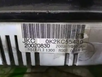 Pièce détachée automobile d'occasion compteur de vitesse tableau de bord pour kia carens 2.0 crdi lx monovolumen références oem iam 0k2kc55430 200399400k 20020830