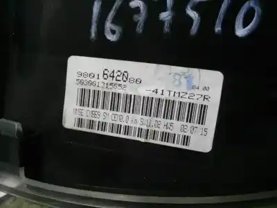 Автозапчастина б/у панель інструментів для fiat scudo combi (272) 2.0 jtdm посилання на oem iam 9801642080  