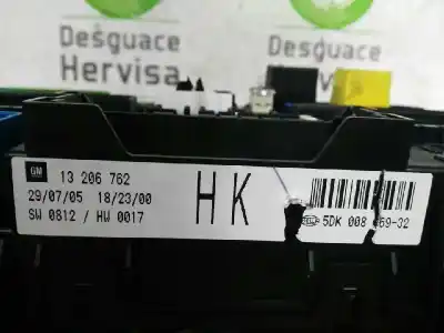 Second-hand car spare part fuse box unit for opel astra gtc 1.7 16v cdti oem iam references 13206762  5dk00866932