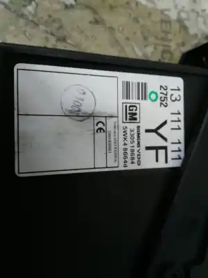 Автозапчасти б/у электронный модуль за opel corsa c 1.2 16v cat (z 12 xe / lw4) ссылки oem iam 13111111  