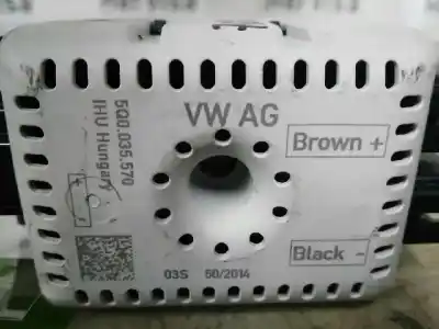 Second-hand car spare part electronic module for seat leon (5f1) 1.6 tdi oem iam references 5q0035570  