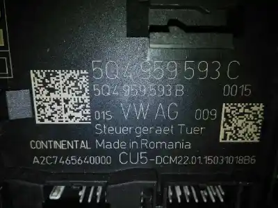 Second-hand car spare part electronic module for seat leon (5f1) 1.6 tdi oem iam references 5q4959593c  