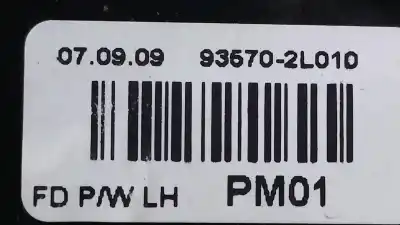 Peça sobressalente para automóvel em segunda mão botão / interruptor elevador vidro dianteiro esquerdo por hyundai i30 (fd) g4fa referências oem iam 935702l010 904b06401459 374491