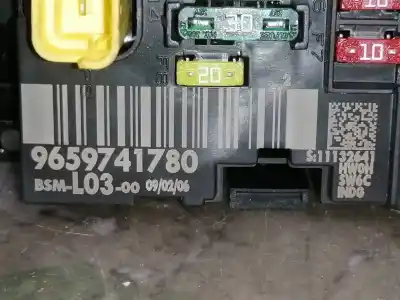 Second-hand car spare part fuse box unit for citroen c3 1.1 collection oem iam references 9659741780  