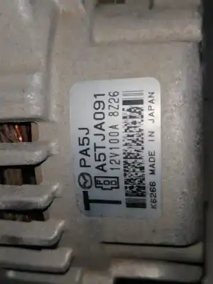 Автозапчастина б/у генератор для mazda cx-5 evolution 2wd посилання на oem iam a5tja091 100a pa5j