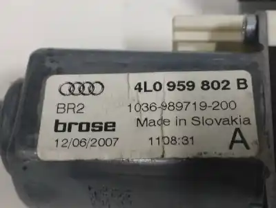 Автозапчастина б/у регулятор скла заднього правого для audi q7 (4l) 3.0 v6 24v tdi посилання на oem iam 4l0959802b  