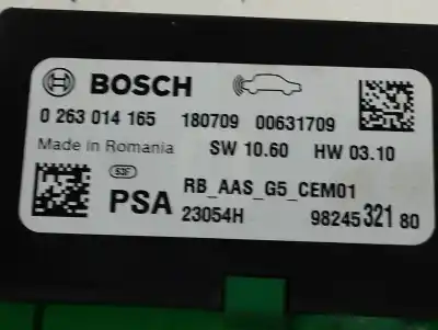 Peça sobressalente para automóvel em segunda mão módulo eletrônico por citroen c3 elle referências oem iam 9824532180
