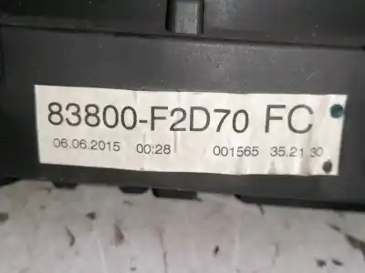 Peça sobressalente para automóvel em segunda mão quadrante por toyota auris (_e15_) 1.4 d-4d (nde150_) referências oem iam 83800f2d70  a2c94485000