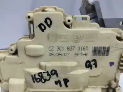 Автозапчастина б/у замок передній праві двері для audi q7 (4l) 3.0 v6 24v tdi посилання на oem iam cz3c1837016a  