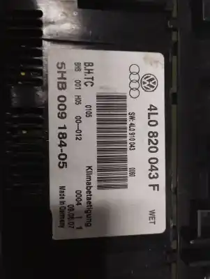 Автозапчасти б/у климат-контроль за audi q7 (4l) 3.0 v6 24v tdi ссылки oem iam 4l0820043f  