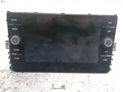 Peça sobressalente para automóvel em segunda mão sistema de áudio / rádio cd por volkswagen polo 1.0 tsi referências oem iam 5nn919605b