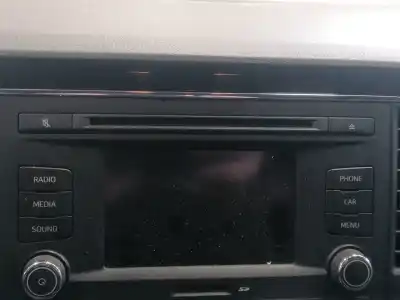 Second-hand car spare part audio system / radio cd for seat leon (5f1) style oem iam references 5f0035869a