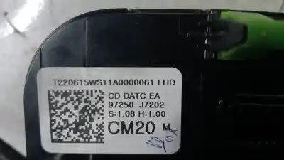 Peça sobressalente para automóvel em segunda mão comando de sofagem (chauffage / ar condicionado) por kia xceed 1.0 tgdi cat referências oem iam 97250j7202  97250j7202