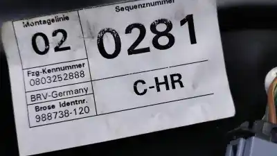 İkinci el araba yedek parçası arka sag cam regülatörü için volkswagen passat variant (3c5) 2.0 tdi oem iam referansları 1k0959794l 1k0959704ab 965128101