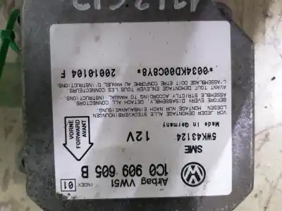 Автозапчастина б/у блок управління подушками безпеки для volkswagen passat variant (3b6) 2.0 20v cat (alt) посилання на oem iam 1c0909605b