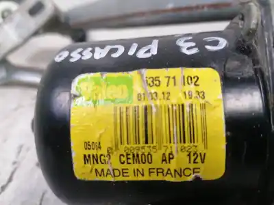 Автозапчастина б/у двигатель передніх склоочисників для citroen c3 picasso exclusive посилання на oem iam 53571102  