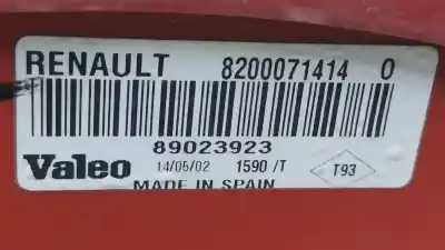 Автозапчасти б/у правый задний фонарь за renault clio ii fase ii (b/cb0) 1.2 16v ссылки oem iam 8200071414  89023923