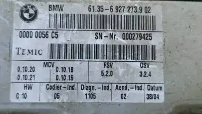 Second-hand car spare part electronic module for bmw serie 7 (e65/e66) 745i oem iam references 61356927273 00000056c5 000279425