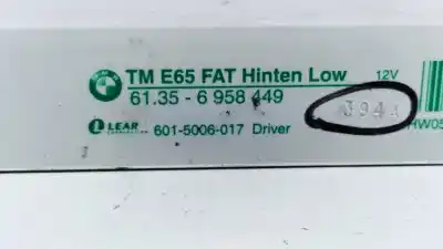 Second-hand car spare part electronic module for bmw serie 7 (e65/e66) 745i oem iam references 61356958449  6015006017