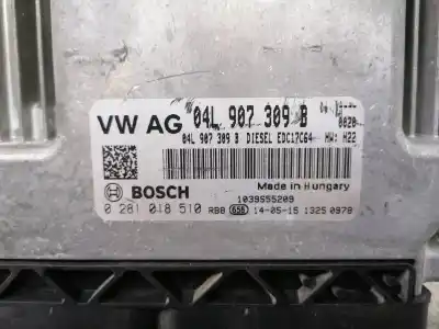 Second-hand car spare part ecu engine control for seat leon (5f1) style oem iam references 04l907309b 0281018510 04l907309b