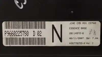 Peça sobressalente para automóvel em segunda mão quadrante por citroen c3 1.4 referências oem iam 216787204 p9660225780d02 216787204