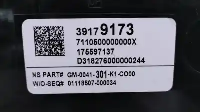 Second-hand car spare part dashboard for opel astra k lim. 5türig 1.4 16v sidi turbo oem iam references 39179173 0041301k1c000 175597137