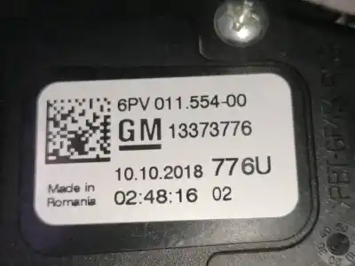 Second-hand car spare part accelerator pedal for opel astra k lim. 5türig 1.4 16v sidi turbo oem iam references 13373776  6pv01155400