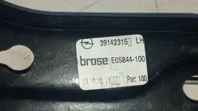 Second-hand car spare part driver left window regulator for opel astra k lim. 5türig 1.4 16v sidi turbo oem iam references 39142315  39142315