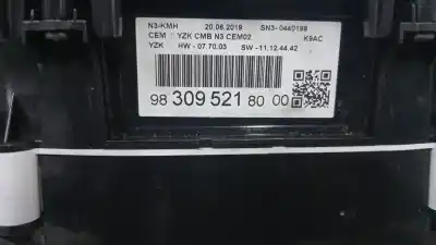 Peça sobressalente para automóvel em segunda mão quadrante por citroen berlingo shine m referências oem iam 983095218000  983095218000