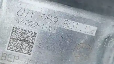 Second-hand car spare part driver left window regulator for skoda rapid 1.0 tsi oem iam references 122326d 6v1959801c 122326d