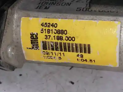 Second-hand car spare part driver left window regulator for fiat doblo ii cargo (263) 1.3 16v jtd cat oem iam references 51810880  37188000