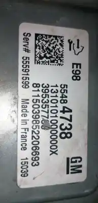 Second-hand car spare part ecu engine control for opel meriva b 1.6 cdti dpf oem iam references 55484738 395357783 55484738