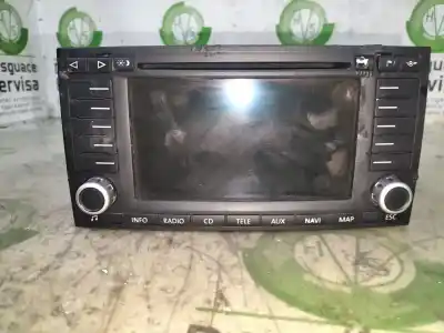 Peça sobressalente para automóvel em segunda mão sistema de áudio / rádio cd por volkswagen touareg (7la) tdi v10 referências oem iam 7l6035191b