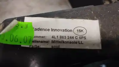 Автозапчастина б/у центральний подлокник для audi q7 (4l) 3.0 v6 24v tdi посилання на oem iam 4l1863244c  